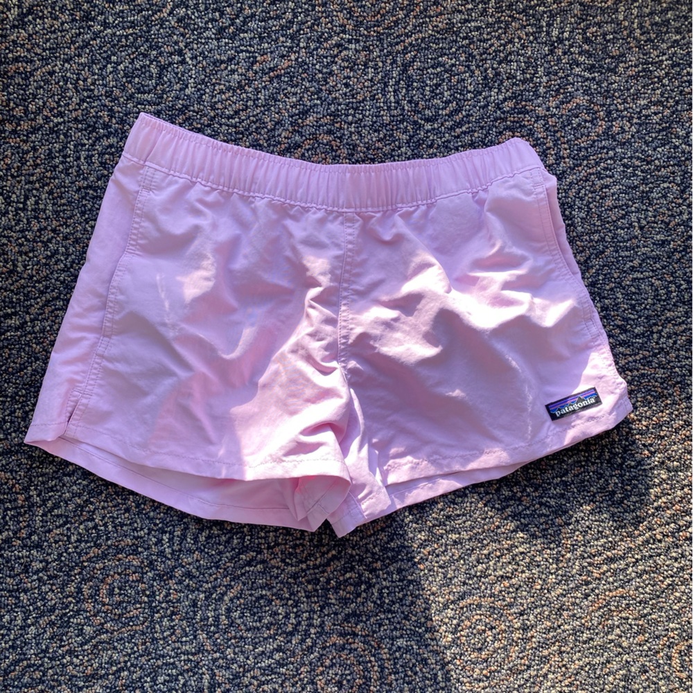 Patagonia Lavender Elastic-Waist Casual Shorts